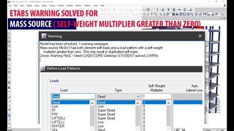 self weight multiplier.